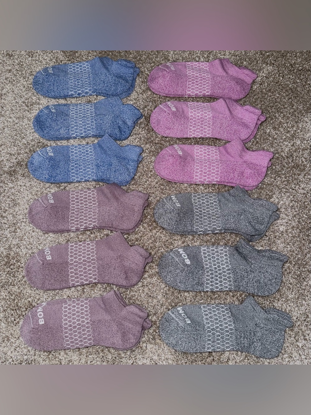 Bombas Women's Marl Ankle Sock 12-Pack
